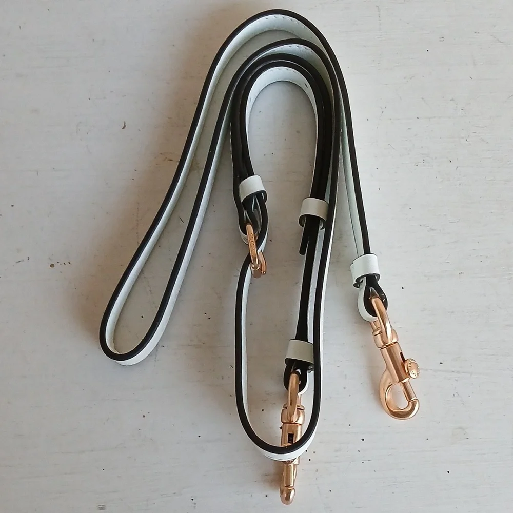 Coach Crossbody Strap Replacement White With Gold Hardware